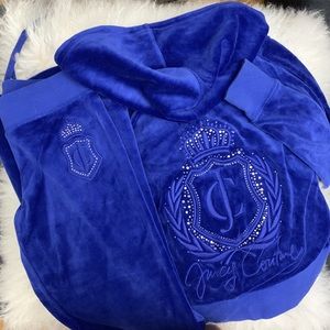 NWOT JUICY COUTURE VELOUR TRACKSUIT - XS